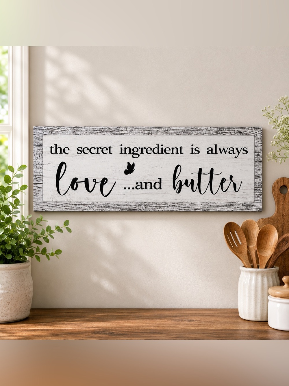 Kitchen Farmhouse Wooden Wall Sign/Decor